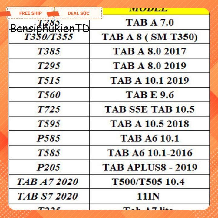 Kính Cường Lực Samsung Tab S7 2020/ S7 Lite/ S6/ A7 -2020 /P610/P615 /T590/T595 /T580/T585/