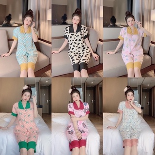 Đồ bộ Pijama - Tay ngắn quần lửng cao cấp ❤️