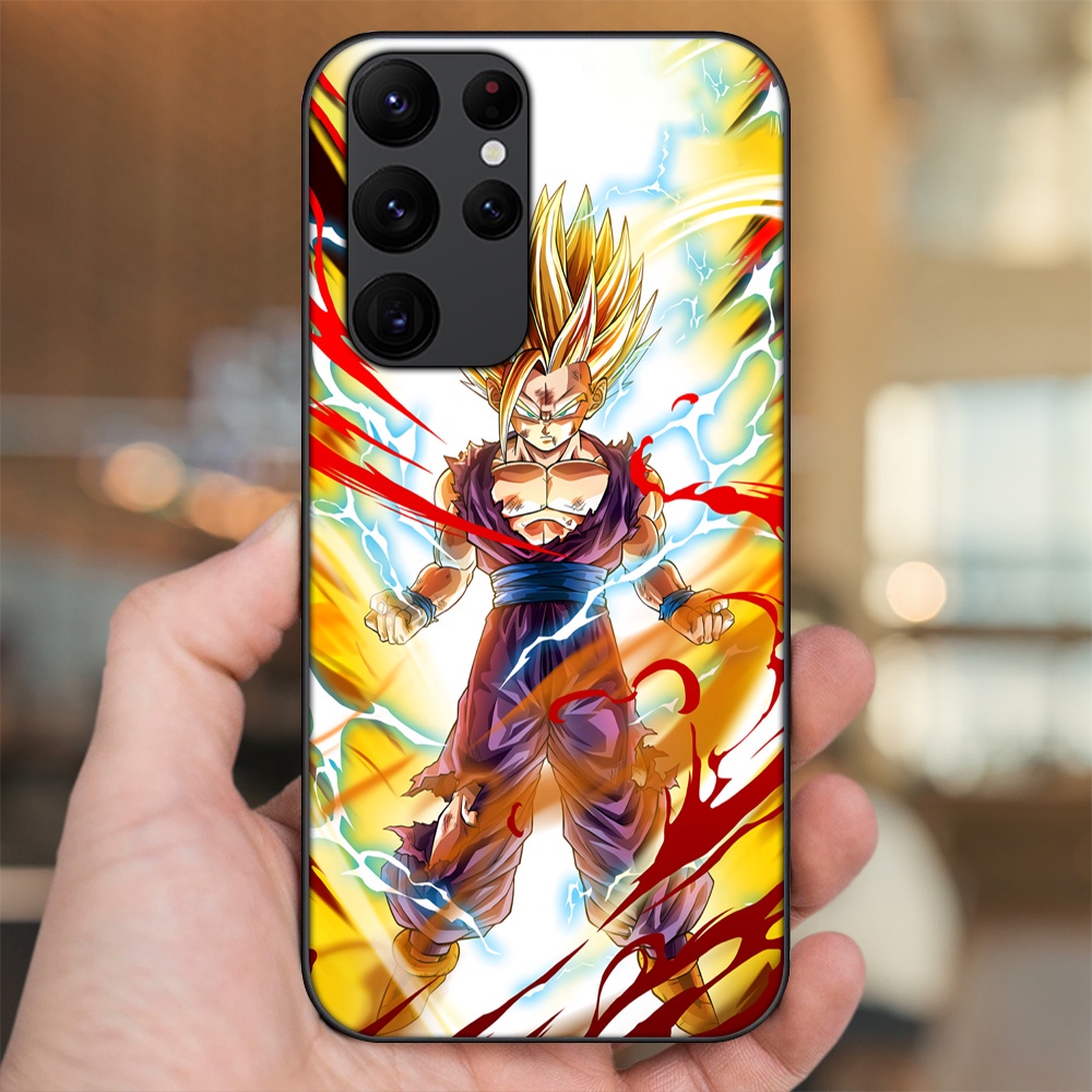 Ốp lưng Samsung S20 Ultra viền đen in hình Gohan Dragon Ball