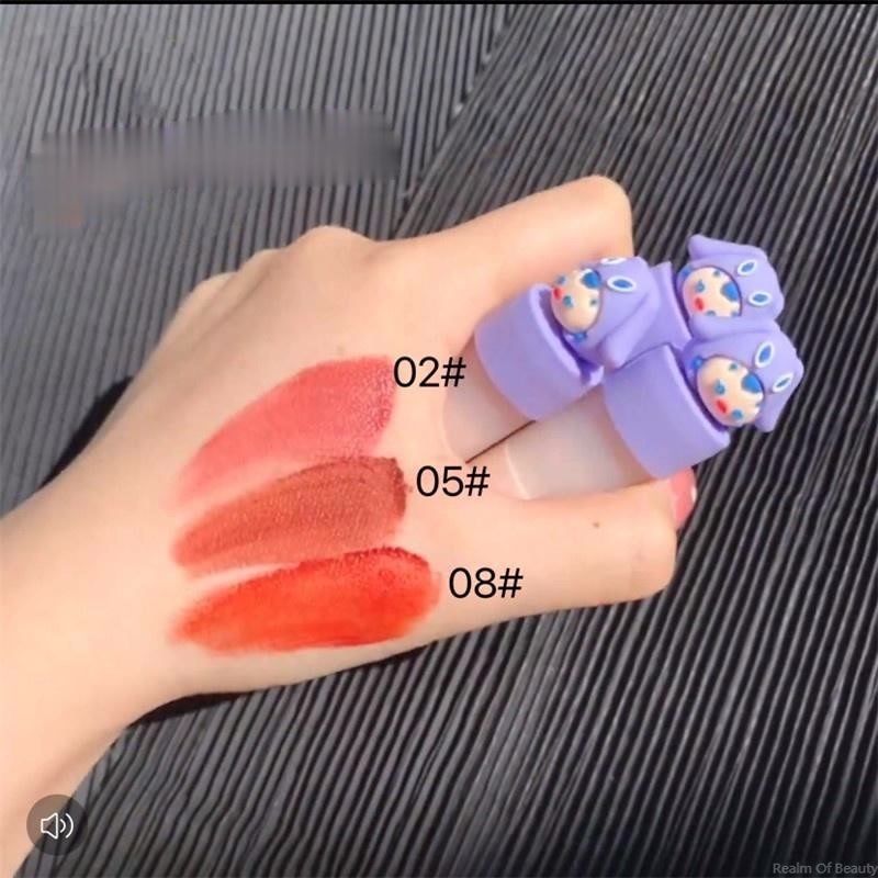 Son Kem KAKASHOW Nội Địa Trung Mềm Mịn Như Nhung Lâu Trôi Thiết Kế Hình Búp Bê Dễ Thương