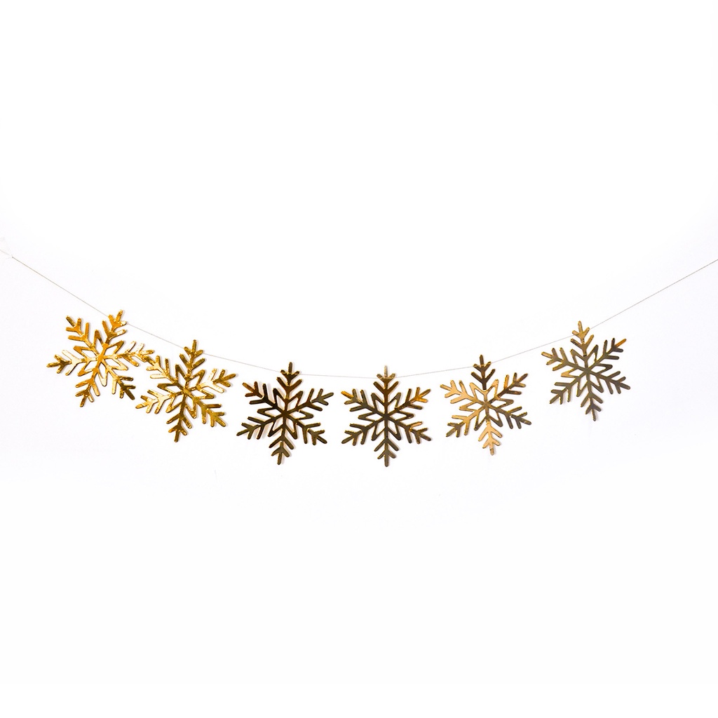 Dây treo trang trí giáng sinh năm mới hình bông tuyết