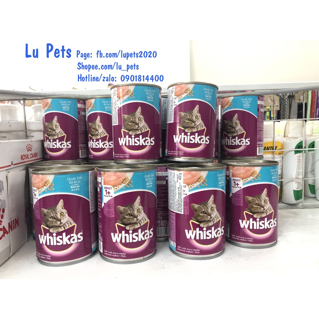 Pate Mèo Lon Whiskas Tuna 400g 1+ | Pate Lon Whiskas cho Mèo Trưởng thành