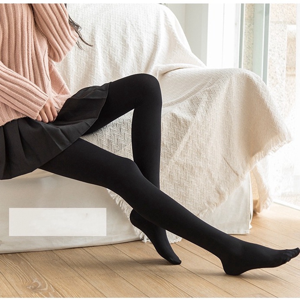 1 Đôi Tất Đùi 200M Màu Đen Làm Thon Gọn Chân Tiện Lợi
