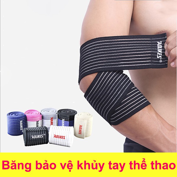 Băng Quấn Bảo Vệ Khủy Tay Aolikes Hỗ Trợ Phòng Tránh Chấn Thương Các Môn Thể Thao