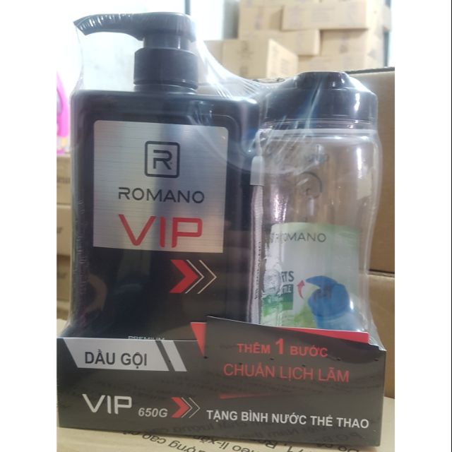 Dầu Gội Romano Vip 650g tặng tắm gội 150g