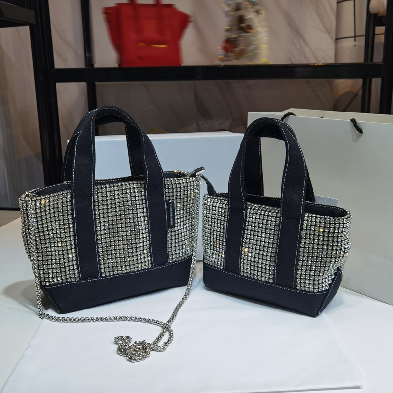 Túi Xách Đeo Vai Mini Đính Kim Cương Lấp Lánh Phong Cách Mới