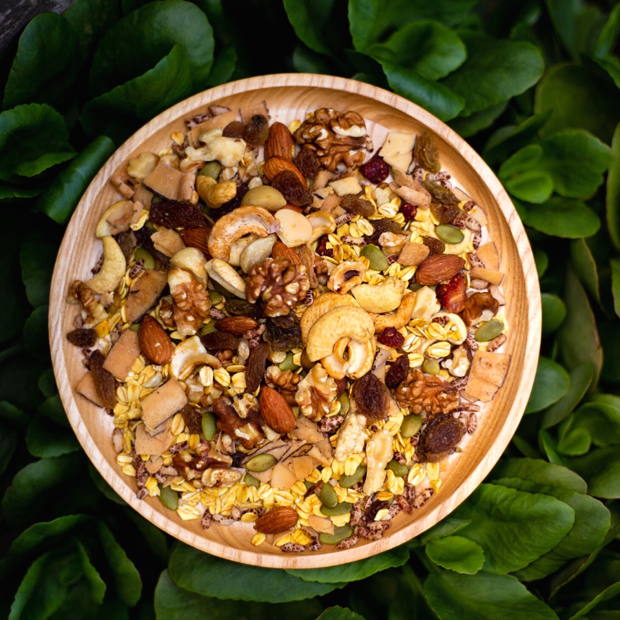 Granola siêu hạt ngũ cốc ăn kiêng vị mật ong - ngũ cốc granola mix 8 loạt hạt thơm ngon Hũ 500gr