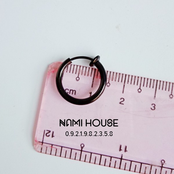 Bông tai nam nữ khoen tròn kẹp vành tai loại hàng tốt (không cần bấm lỗ tai) - namimi house