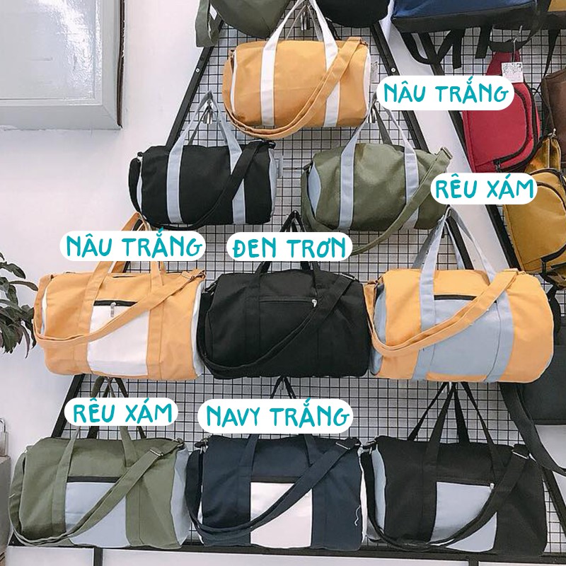 Túi Trống 2 Màu Canvas - May TALK!