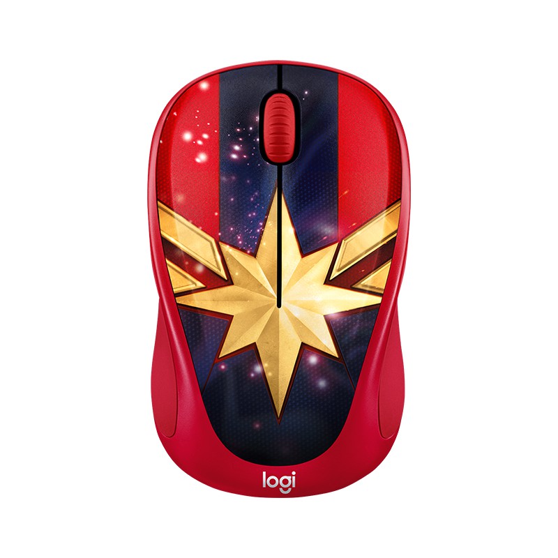 Chuột không dây Logitech M238 Marvel - Hàng Chính Hãng