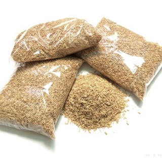 Giá thể Vỏ Trấu sống 300gr/bịch - trộn đất trồng cây trong chậu, trồng rau, hoa kiểng.