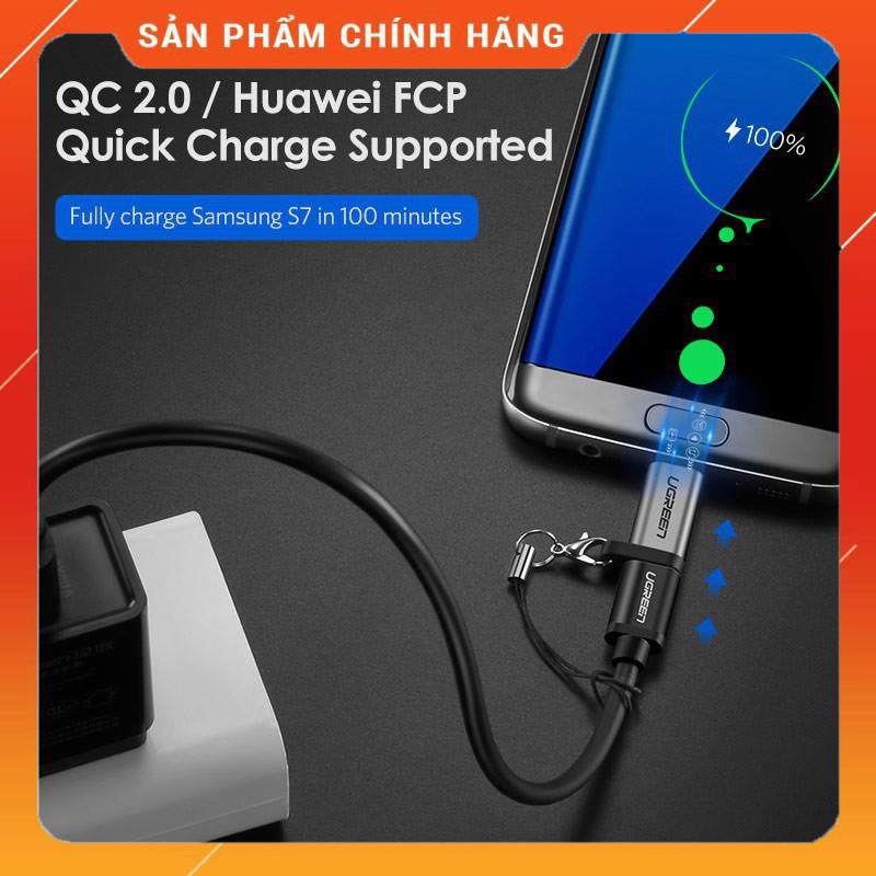 Đầu chuyển Type C cái sang Micro USB đực UGREEN 50590 dailyphukien