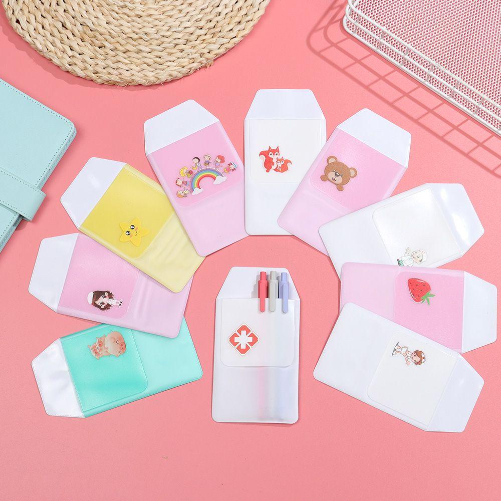 PISTA Set 3 Túi Đựng Bút Bằng PVC Tiện Dụng Cho Bệnh Viện / Văn Phòng