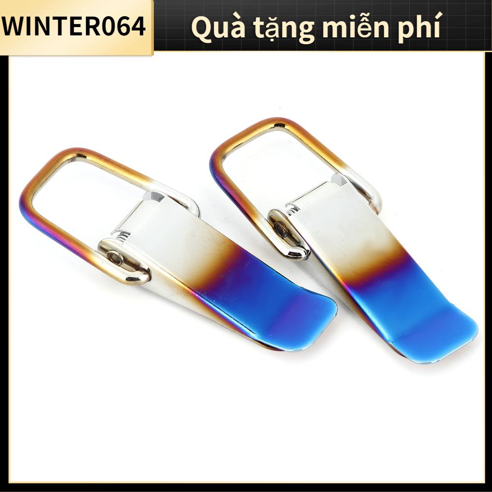 Kẹp Khóa Móc Xe Tải Thao Tác Nhanh Bằng Sắt Màu Trắng Xanh Dương