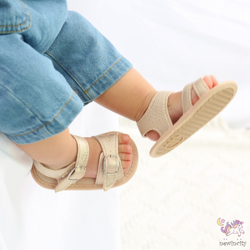 Giày sandals PU chống trượt thiết kế thời trang Hàn Quốc đáng yêu cho em bé