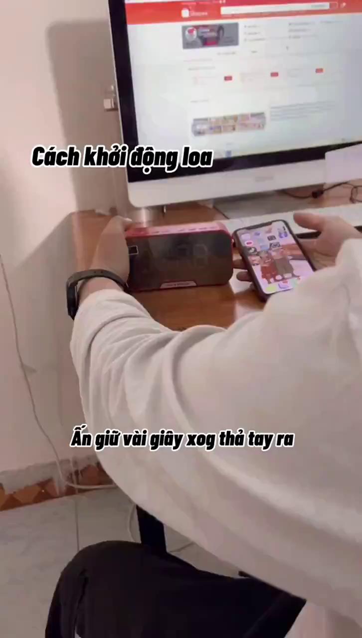 Loa bluetooth không dây S P Q5/G10 nghe nhạc kiêm đồng hồ báo thức | BigBuy360 - bigbuy360.vn