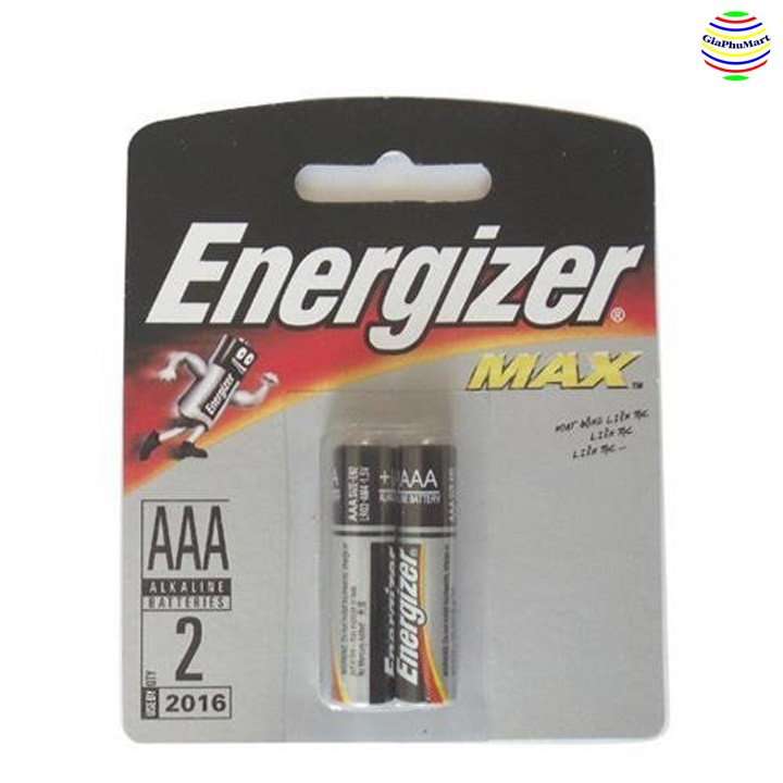 Pin Energizer AAA chính hãng - vĩ 2 viên