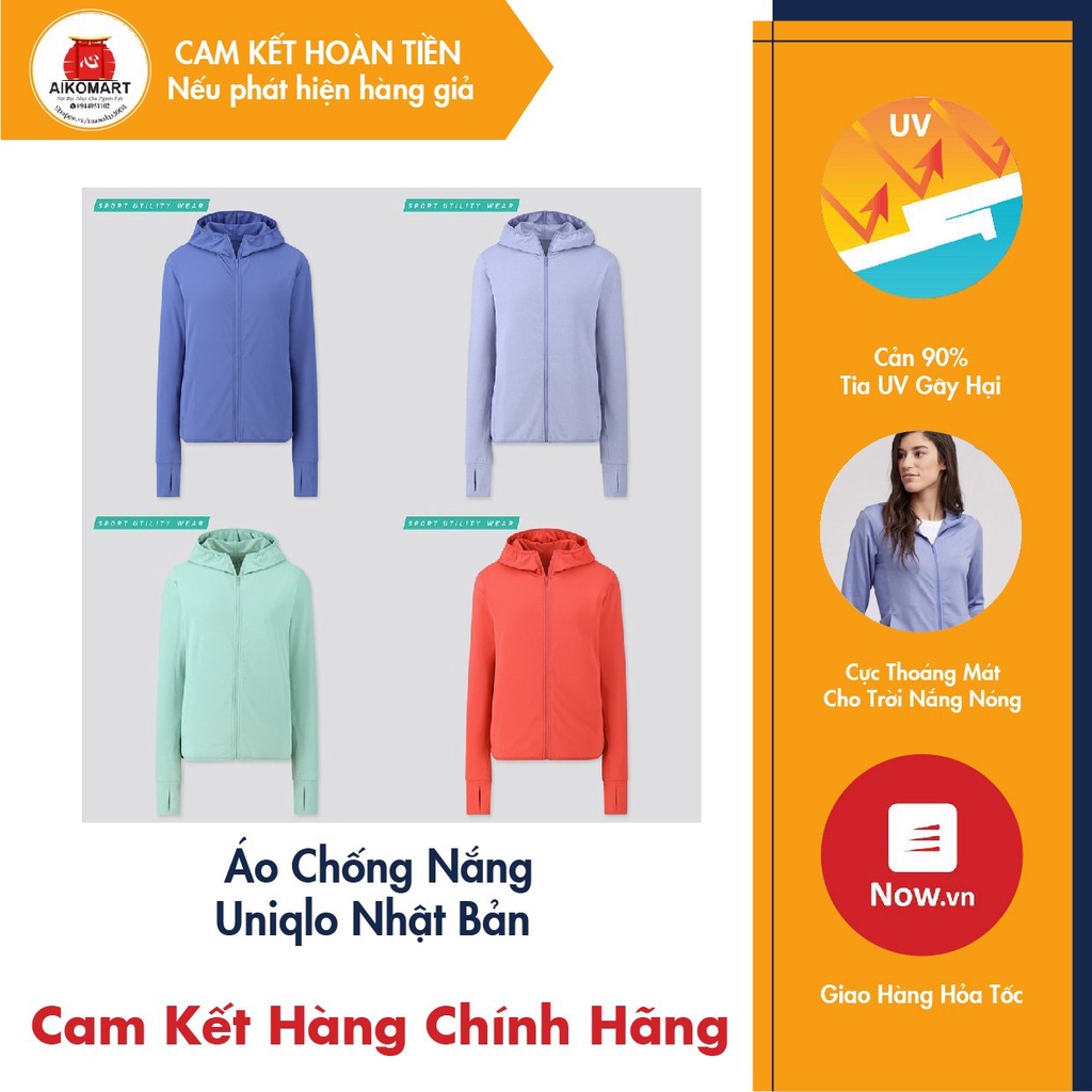 Áo chống nắng uniqlo Nhật auth