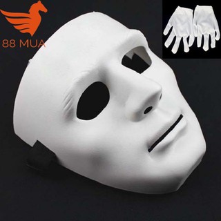 Mặt Nạ Jabbawockeez Mặt Nạ Cosplay Mặt Nạ Hóa Trang Màu Trắng-i49 Jsỉ buôn