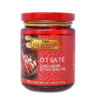 Ớt sa tế triều châu lee kum kee - chilli oil chiu chow 205gr
