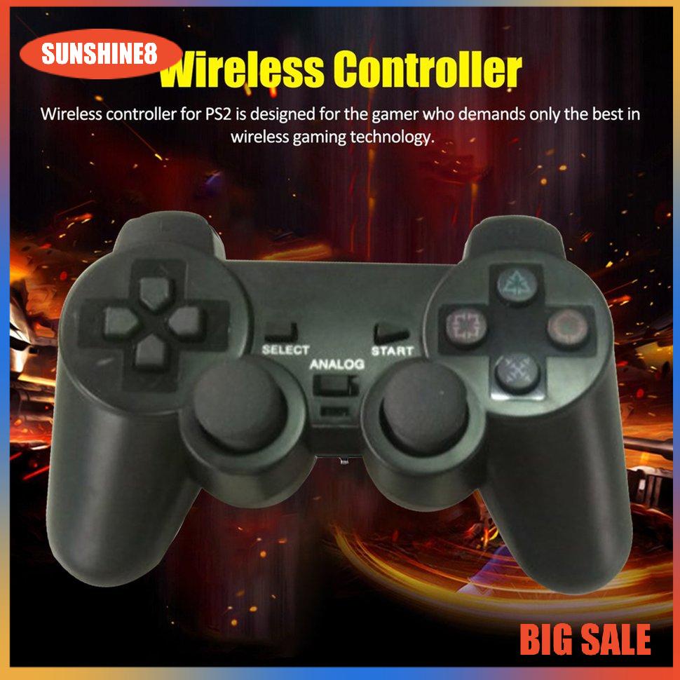 【SUN】Wireless Gamepad 2.4G For Snoy PS2 Console Joystick Wireless Controller