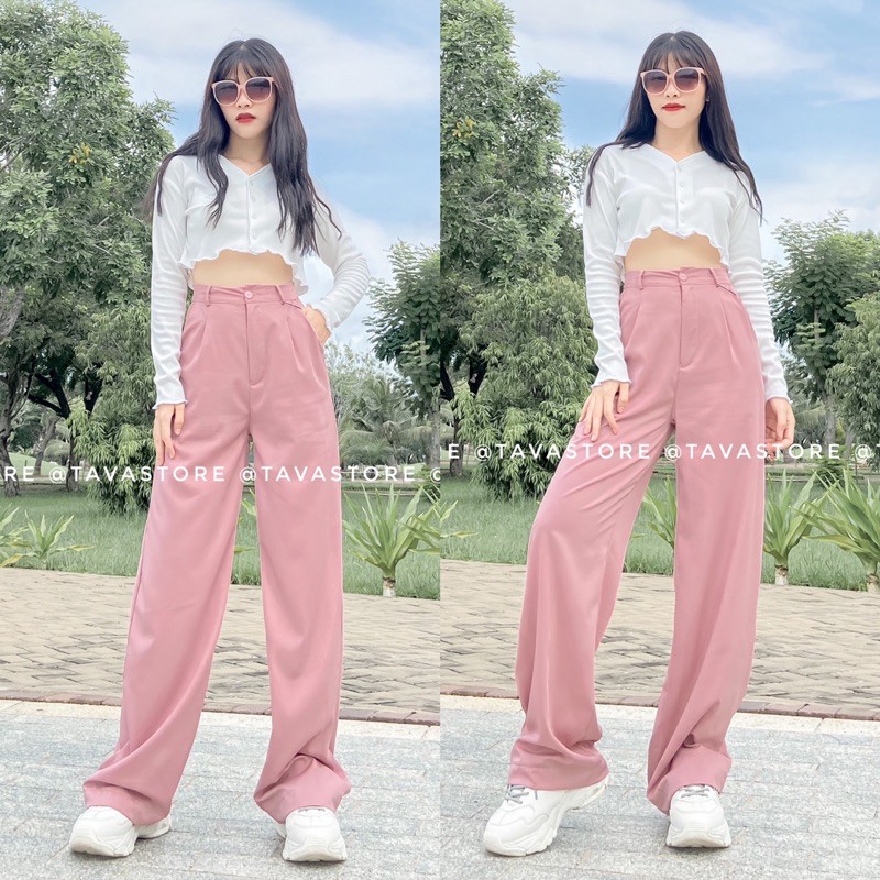 Quần Culottes cạp chun