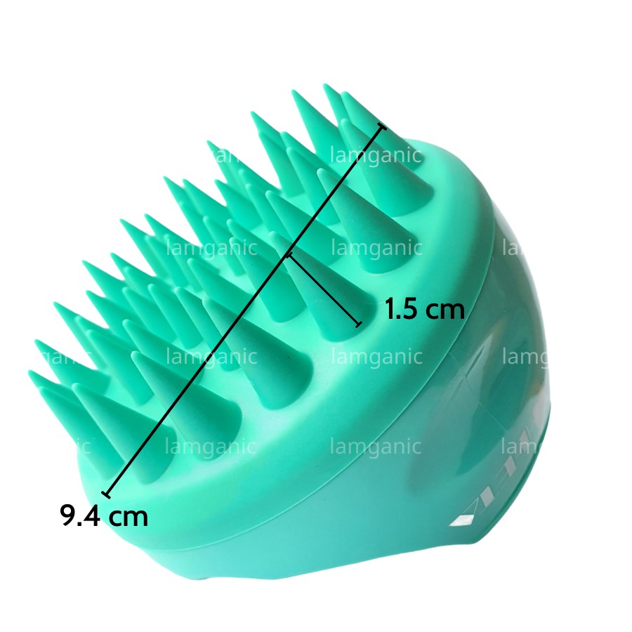 [BẢN MỚI US 2021] Lược gội đầu HEETA SHAMPOO BRUSH kích thích da đầu 2in1 giảm gàu, rụng hiệu quả