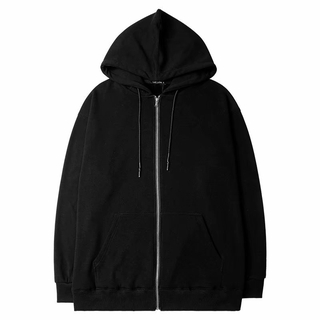 Áo Hoodie Dáng Rộng Phối Khóa Kéo Cá Tính Cho Nam Và Nữ