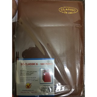 SỔ DA CLASSIC 6 160 TRANG