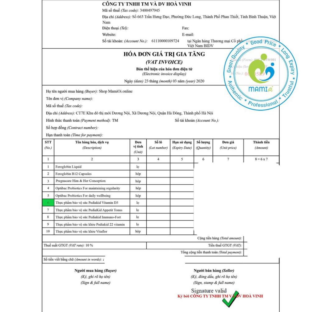 [GIÁ GỐC] Pediakid Vitamin D3 - Giải pháp cho trẻ còi xương -  Chai 20ml