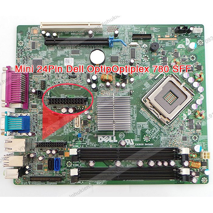 Dây chuyển nguồn 24Pin ATX to Mini 24Pin Dell Optiplex 760 780 960 980 SFF