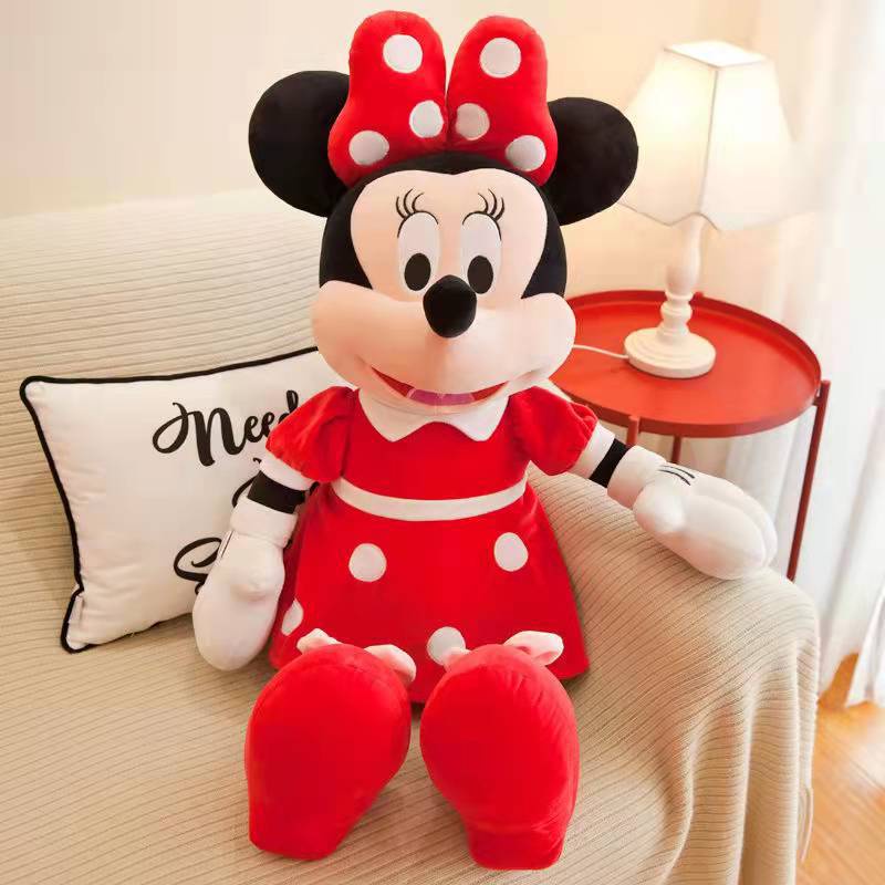 Thú Nhồi Bông Hình Chuột Mickey Minnie Xinh Xắn