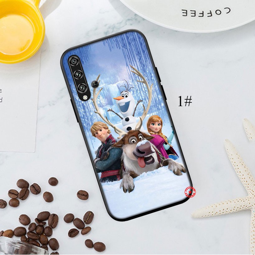 Ốp lưng silicone dẻo họa tiết hoạt hình nữ hoàng băng giá cho Huawei Honor View 20 Pro 10 9 8 Lite 9A 7C