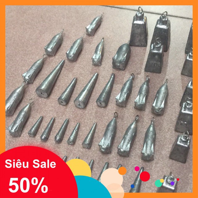 Chì câu cá đủ size đủ loại