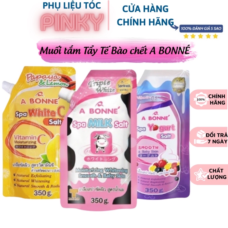 Muối tắm tẩy tế bào chết sữa bò A Bonne Spa 350gr tái tạo da mới, cân bằng độ ẩm cho da mềm mại, mịn màng