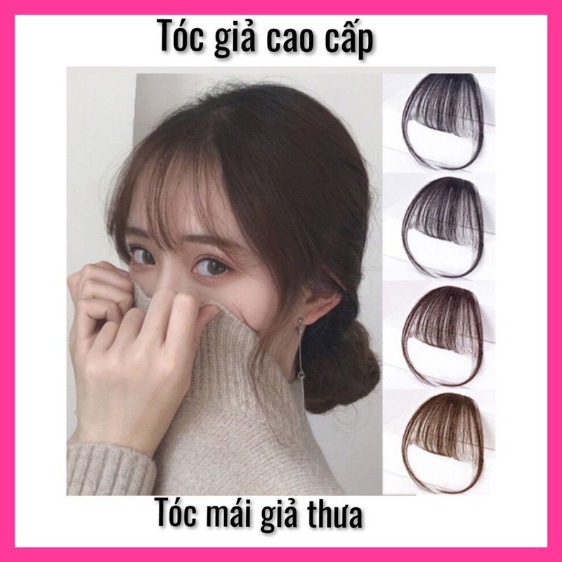 tóc mái thưa tóc giả freeship  đơn 50k ❇️chất tơ cao cấp  ❇️