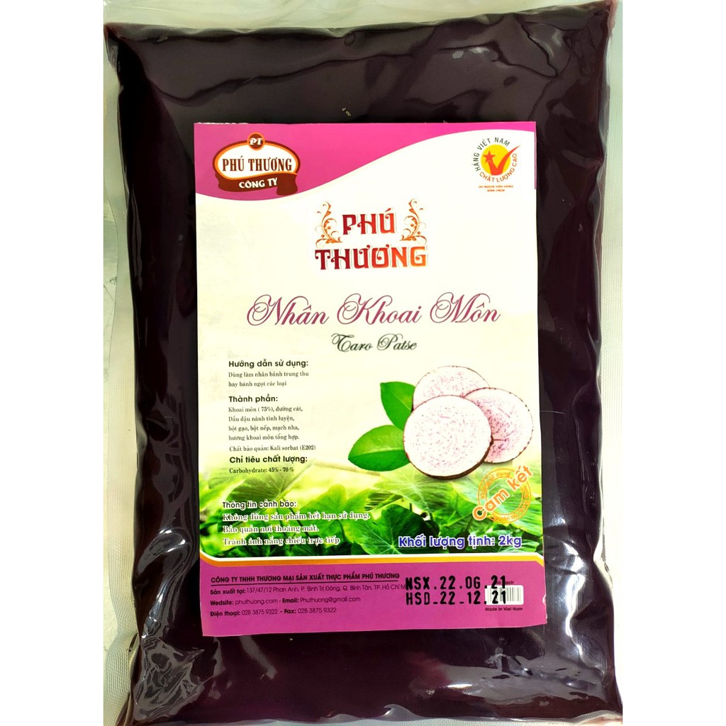 NHÂN KHOAI MÔN PHÚ THƯƠNG 2KG