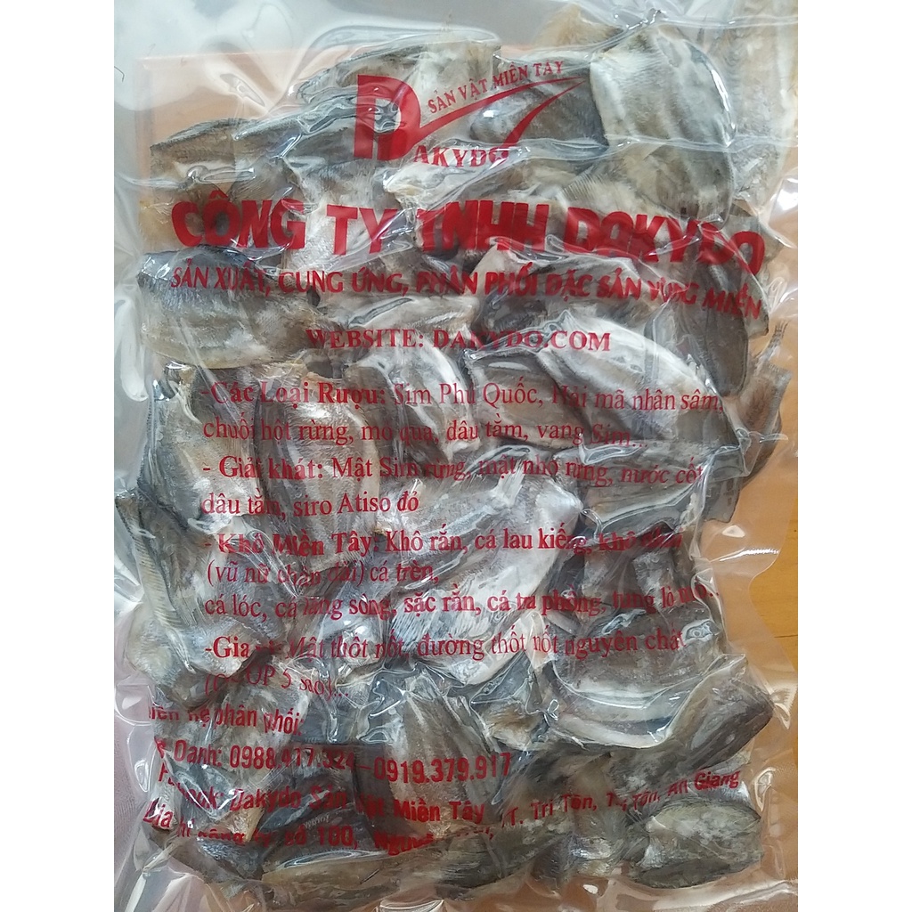 Khô cá sặc đồng, 500g, thương hiệu đặc sản Dakydo  ăn là ghiền!