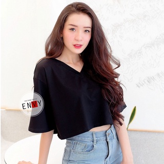Áo Croptop Cổ Tim ENVY - A0470