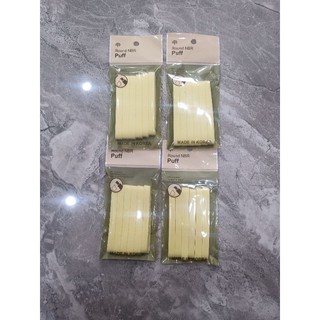 Miếng mút rửa mặt -Bọt biển - Bông nở rửa mặt Round NBR Puff