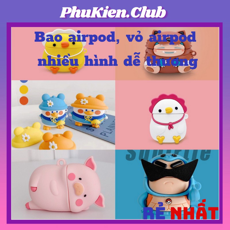Bao airpod, vỏ airpod nhiều hình dễ thương 🤗🤗🤗