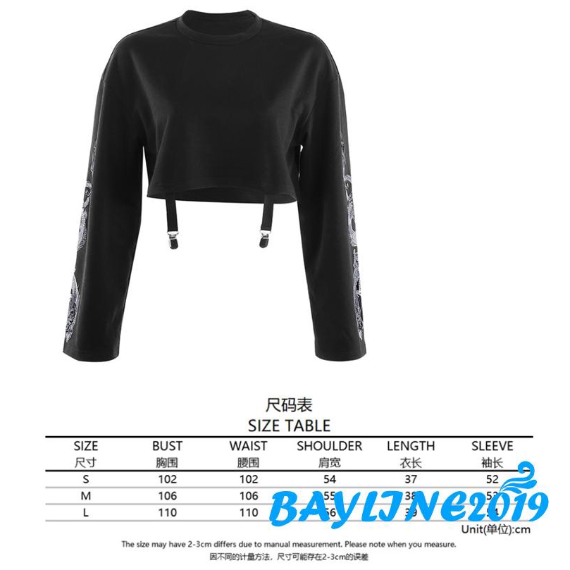 Áo Croptop Tay Dài Cổ Tròn Thiết Kế Đơn Giản Hợp Thời Trang