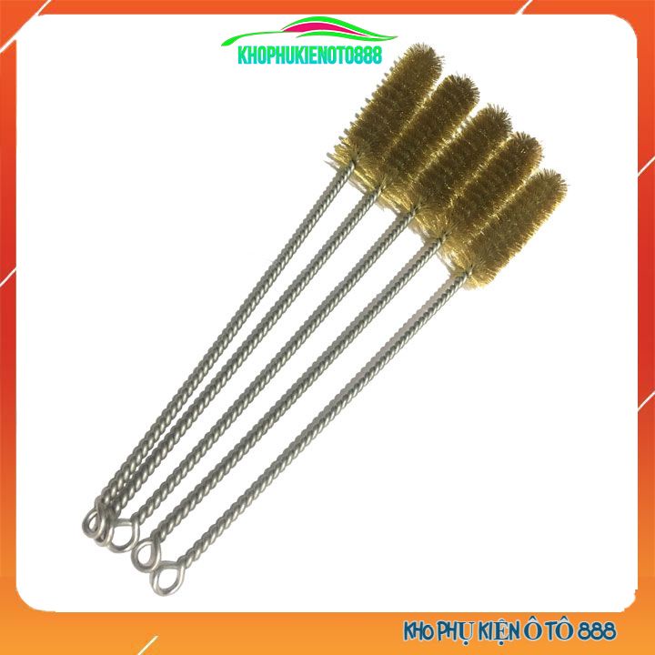 Chổi đánh gỉ sợi đồng xoắn tròn đường kính tùy chọn 12mm/16mm/20mm/25mm/30mm