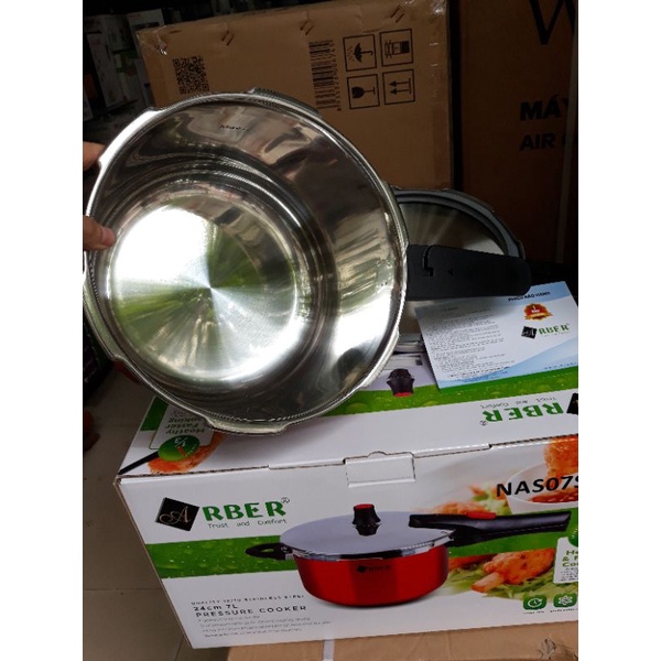 NỒI ÁP SUẤT CAO CẤP ĐUN TỪ 7 LÍT NAS07SMD BẢO HÀNH 12 THÁNG