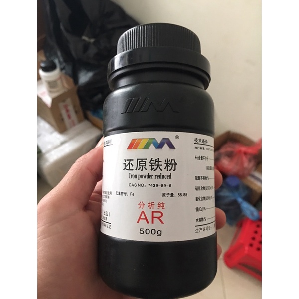 Sắt bột Fe bột 500g iron powder Iron CAS 7439-89-6
