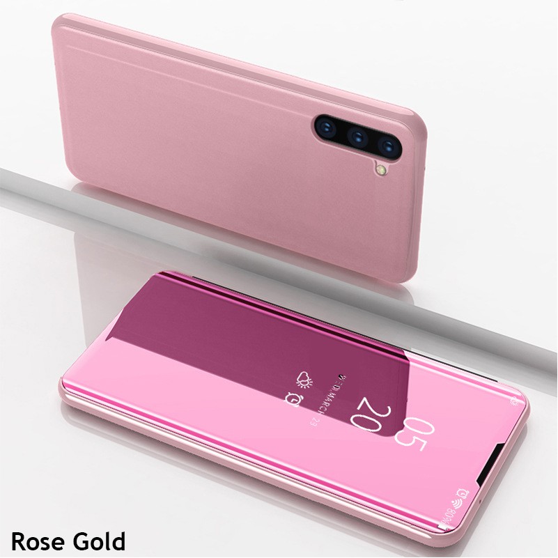 Samsung Galaxy Note 10 Plus Note 8 Shockproof Flip Mirror Stand Case Cover