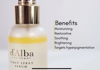 Xịt khoáng tinh chất D’alba First Spray Serum