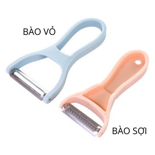 Dao nạo vỏ rau củ trái cây, bào sợi đa năng lưỡi cao cấp_BL007