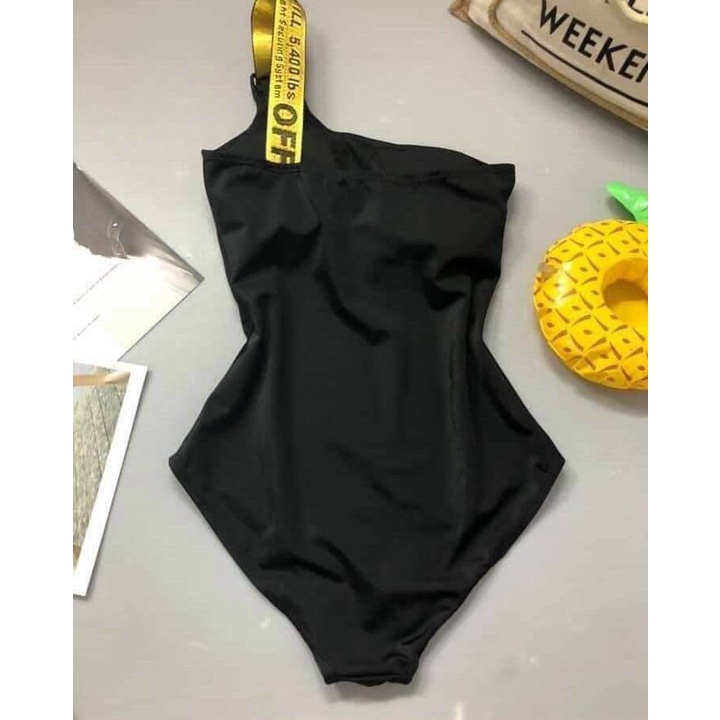 Bikini bodysuit đồ bơi liền lệch vai sang chảnh