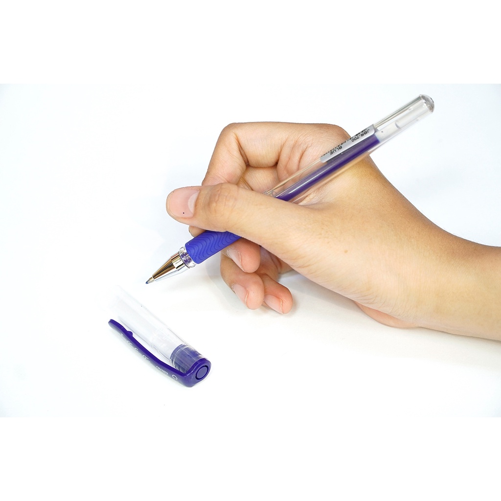 Bút Gel Crown JBR-700 (0.5mm) - Mực Xanh